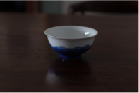山峦翻边碗