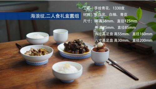 海浪纹-二人食礼盒套组