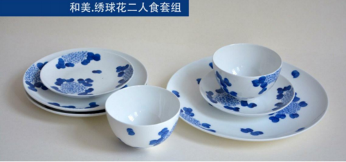 和美绣球花二人食套组