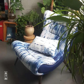 植物扎染躺椅 沙发