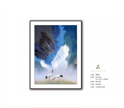 新中式风格晶瓷画