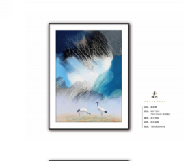 新中式风格晶瓷画