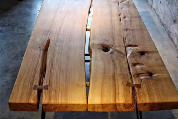 北美白蜡木大板桌