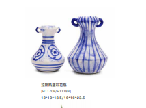 拉斯凯蓝彩花瓶