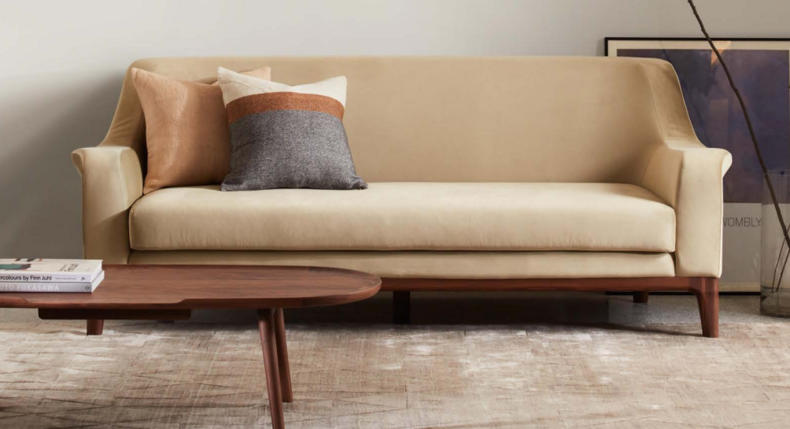 Ergonomic sofa modern Chinese style