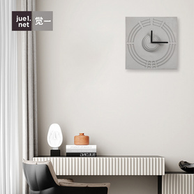 觉一北欧现代简约客厅创意挂钟创意艺术个性餐厅时钟家用静音挂表