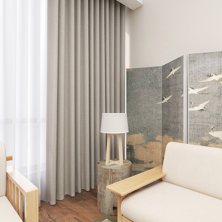 sunpathie2021年新款日式轻奢北欧简约100全遮光定型窗帘卧室苏浅