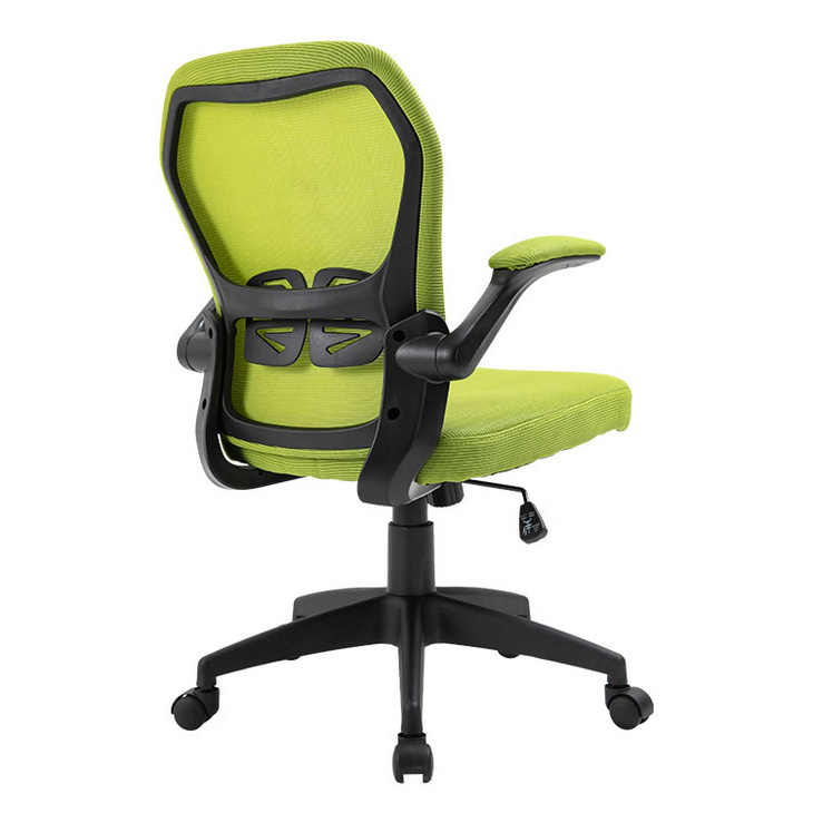 W20-4 扶手可折叠舒适中背办公网椅