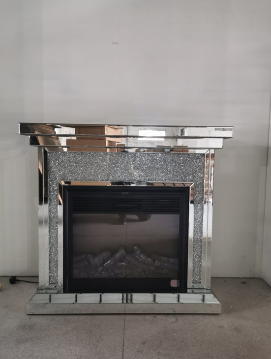 Coolbang Mirrored Electric Fireplace 壁炉