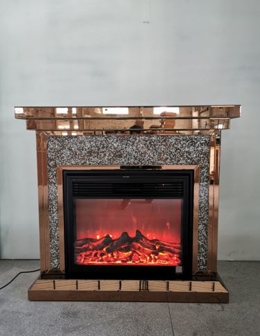 Coolbang Mirrored Electric Fireplace 壁炉