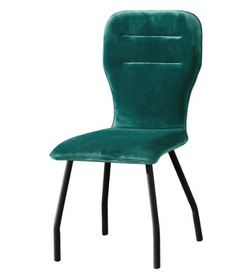 现代简约设计布艺金属餐椅