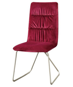 现代设计布艺金属餐椅多色可选