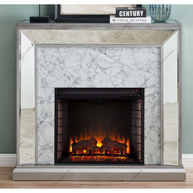 Coolbang Mirrored Electric Fireplace