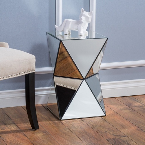 Coolbang Mirrored Side Table