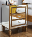 Coolbang Mirrored Bedside Table