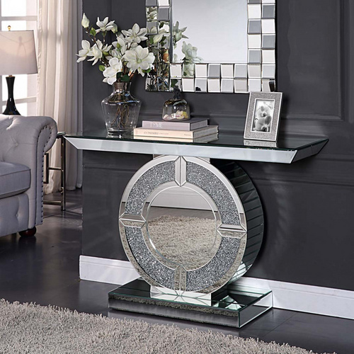 Coolbang Mirrored Console Table