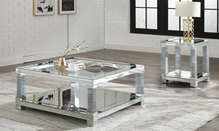 Coolbang Mirrored Coffee Table