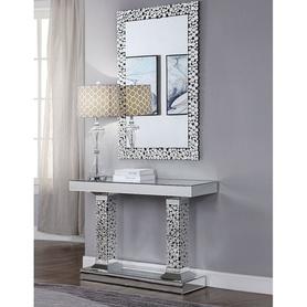 Coolbang Mirrored Console Table With Mirror