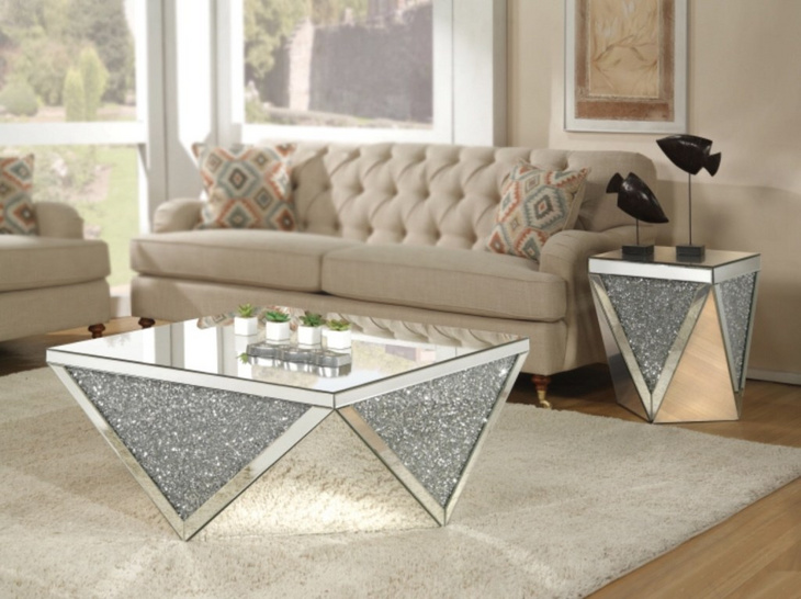 Coolbang Mirrored Coffee Table