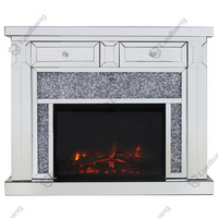 Coolbang Mirrored Electric Fireplace 電壁爐