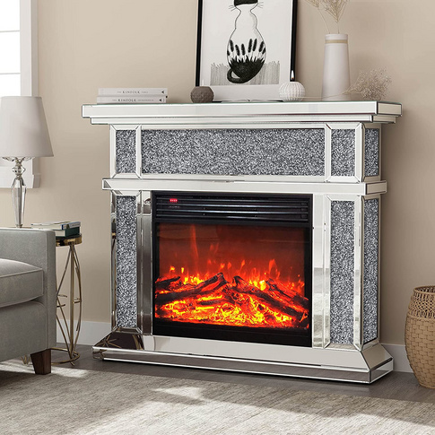 Coolbang Mirrored Electric Fireplace 电壁炉