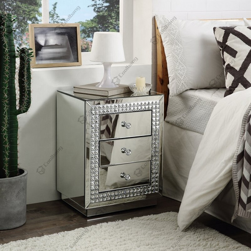 Coolbang Mirrored Bedside Table 床头柜