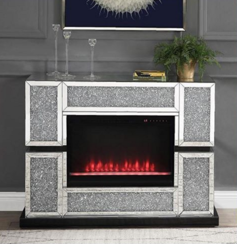 Coolbang Mirrored Electric Fireplace 电壁炉