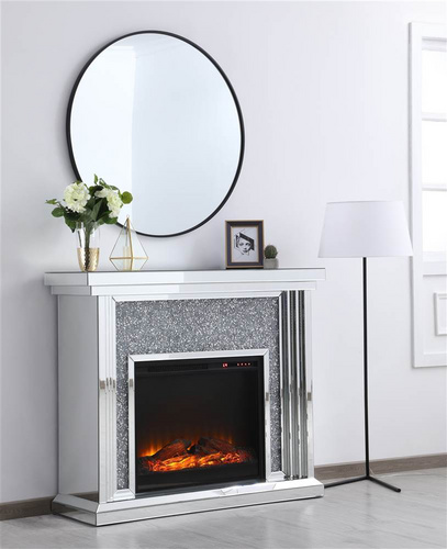 Coolbang Mirrored Electric Fireplace 电壁炉