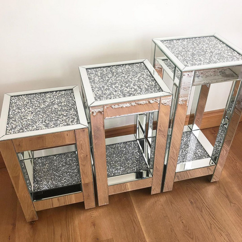 Coolbang Mirrored Side Table 边柜