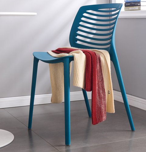 Home Furniture Modern Design Dining Room PP Seat Plastic Chair Dining Chairs