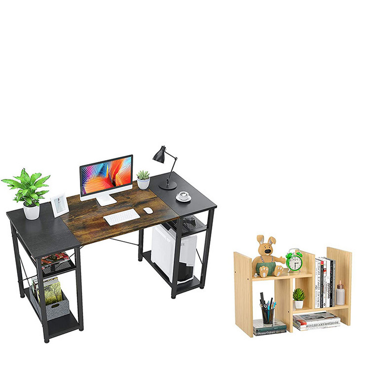 工厂定制台式电脑家用书桌 现代简易书架 写字桌 书桌办公电脑桌