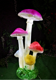 蘑菇造型落地灯一组