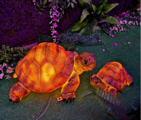 动物造型乌龟落地灯