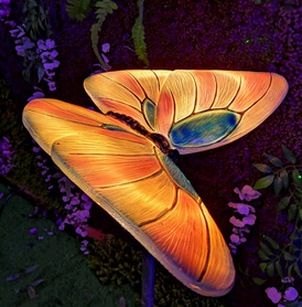 动物造型蝴蝶落地灯