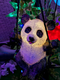 动物造型熊猫宝贝落地灯