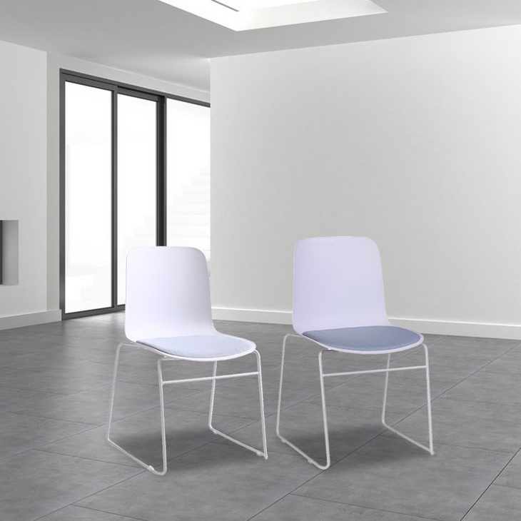 会议室椅子拆叠培训椅办公椅弓形电脑椅家用经济型现代简约塑料椅