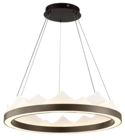 现代中式山水吊灯G1576H圆形打砂版