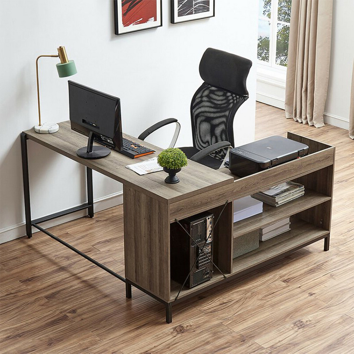 电脑台式家用办公桌子卧室书桌现代简约家具单人职员厂家批发定制