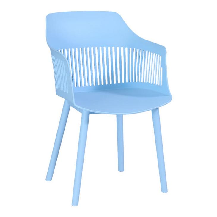 塑料椅子现代简约创意北欧家用餐椅pp一体网红靠背凳洽谈桌椅子