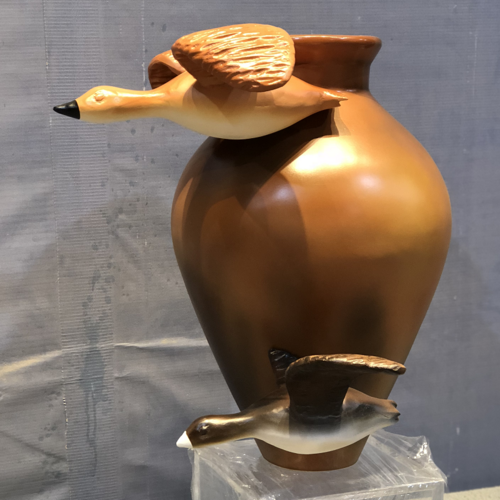 大雁花器酒店商业空间摆设