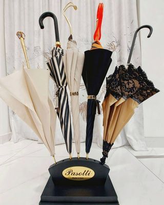 订购Pasotti意大利晴雨伞手工伞手杖鞋拔进口女士男士礼品伞婚伞
