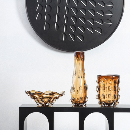 现代创意异形玻璃花瓶