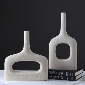 现代极简创意抽象陶瓷花瓶