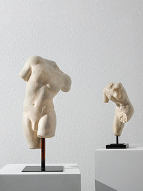创意现代半身人体雕塑