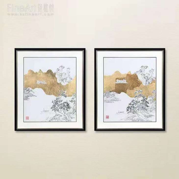 璀璨芳华装置画