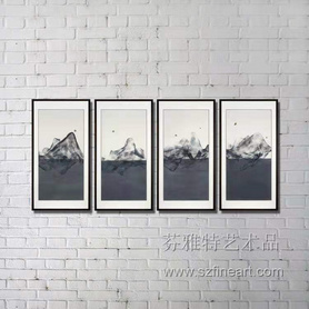 山影装置画