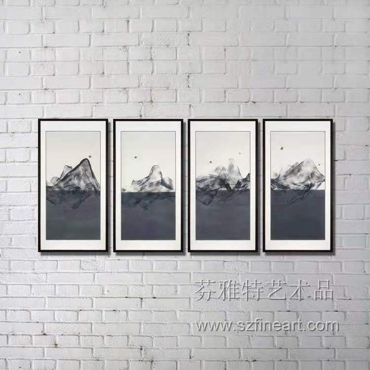 山影装置画