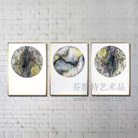流彩装置画