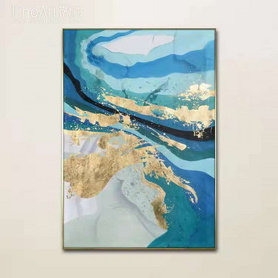 流动溢彩装置画
