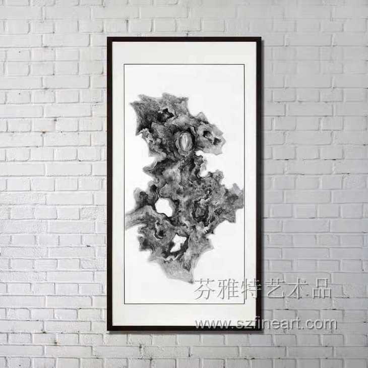 太湖石装置画